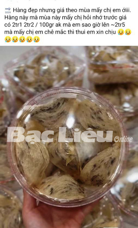 Sản phẩm yến sào:​ Hút hàng, tăng giá!