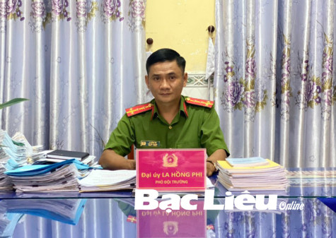 Đại úy La Hồng Phi:​ Xuất sắc trong đấu tranh phòng chống tội phạm