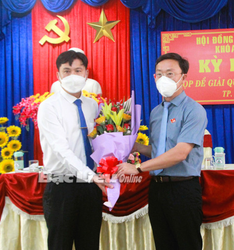 HĐND TP. Bạc Liêu bầu ông Lê Việt Xô giữ chức danh Phó Chủ tịch UBND thành phố