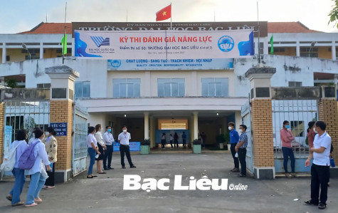 Hơn 820 thí sinh Bạc Liêu tham dự kỳ thi đánh giá năng lực Đại học Quốc gia TP. HCM đợt 1 năm 2022