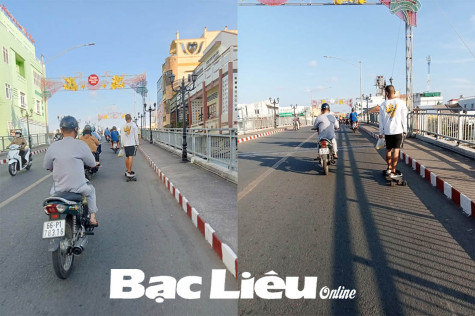 Không được sử dụng ván trượt điện trên đường nội thị