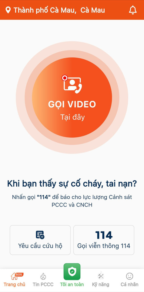 Cài đặt App “Báo cháy 114” để chủ động phòng cháy chữa cháy