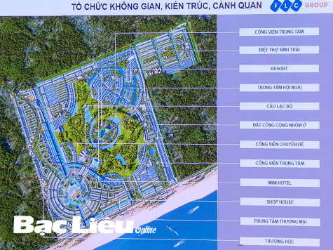 Các hoạt động đầu tư của Tập đoàn FLC trên địa bàn tỉnh Bạc Liêu vẫn được triển khai theo kế hoạch