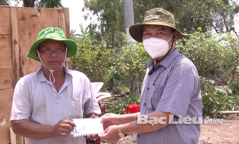 Huyện Phước Long: Mưa lớn kèm lốc xoáy làm 7 căn nhà bị sập và tốc mái