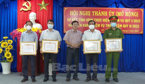 TP. Bạc Liêu: Triển khai nhiệm vụ quý 2/2022