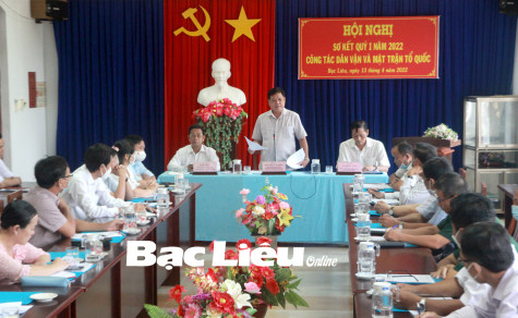 Triển khai công tác dân vận và mặt trận quý 2/2022