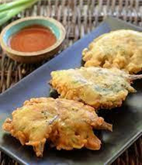 Cá cơm chiên bột