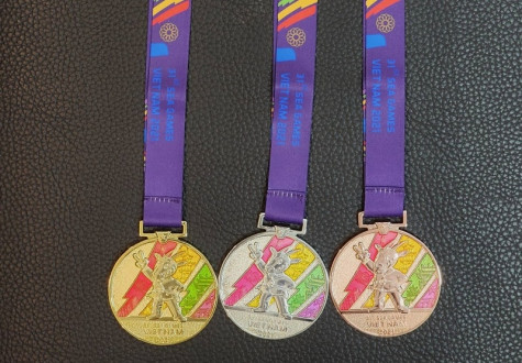 Lộ diện huy chương SEA Games 31 được mạ vàng 24K