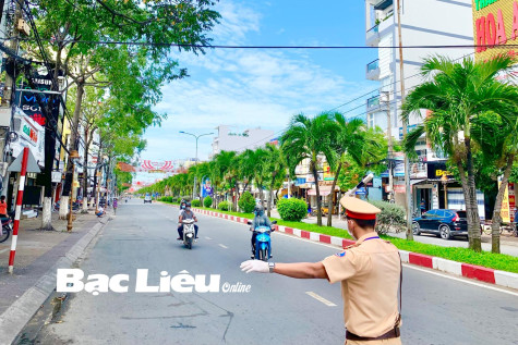 TP. Bạc Liêu: Vì sự an toàn của người tham gia giao thông