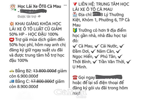 Mập mờ một trung tâm đào tạo lái xe ô tô