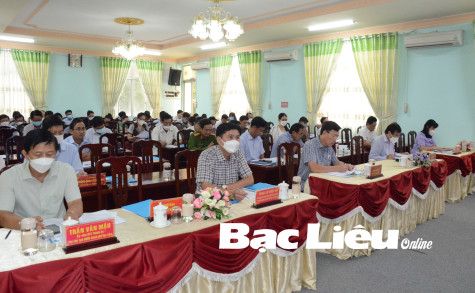 Họp Ban Chỉ đạo xây dựng TP. Bạc Liêu trở thành đô thị loại I