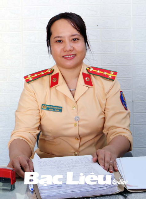 Đại úy Nguyễn Thị Kim Ngân: Học Bác từ những điều giản dị