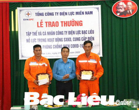Khen thưởng các tập thể, cá nhân ngành Điện có thành tích trong công tác phòng, chống dịch COVID-19