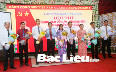 Ban Tuyên giáo Tỉnh ủy: Tổ chức hội thi Giảng viên lý luận chính trị giỏi năm 2022