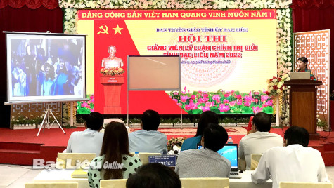 Hội thi giảng viên lý luận chính trị giỏi: Nâng cao trình độ, kỹ năng giảng dạy chính trị