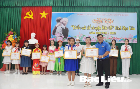 Hội thi “Thiếu nhi kể chuyện Bác Hồ” năm học 2021 - 2022: Sân chơi bổ ích cho đội viên, nhi đồng