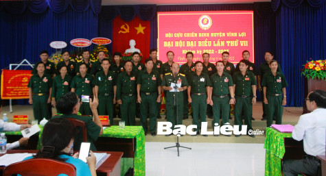 Đại hội đại biểu Hội Cựu chiến binh huyện Vĩnh Lợi lần thứ VII, nhiệm kỳ 2022 - 2027