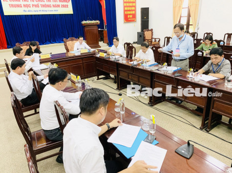 Thành lập Ban Chỉ đạo thi tốt nghiệp THPT tỉnh Bạc Liêu năm 2022
