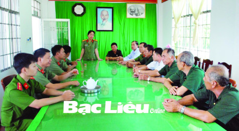 Lực lượng Xây dựng phong trào TDBVANTQ: Thực hiện tốt 6 điều Bác Hồ dạy Công an nhân dân