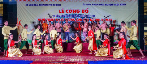 Công bố di sản văn hoá phi vật thể quốc gia Nhạc Trống lớn của người Khmer