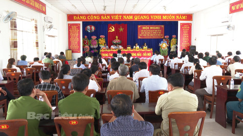 Đoàn ĐBQH và HĐND tỉnh tiếp xúc cử tri TX. Giá Rai