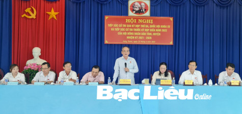 Đoàn ĐBQH tỉnh và HĐND 2 cấp: Tiếp xúc cử tri tại 4 huyện