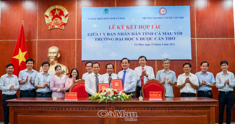 UBND tỉnh Cà Mau - trường Đại học Y Dược Cần Thơ: Thiết lập hợp tác toàn diện