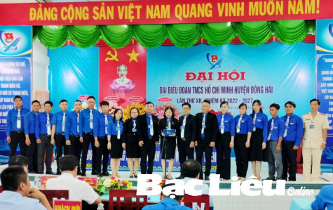 Đại hội Đại biểu Đoàn TNCS Hồ Chí Minh huyện Đông Hải lần thứ XII thành công tốt đẹp