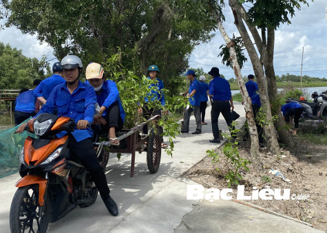 Thanh niên Giá Rai phát huy vai trò xung kích, tình nguyện, sáng tạo