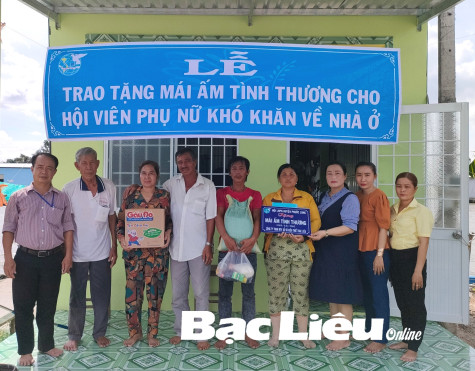 Hội LHPN huyện Phước Long: Bàn giao Mái ấm tình thương cho hội viên nghèo