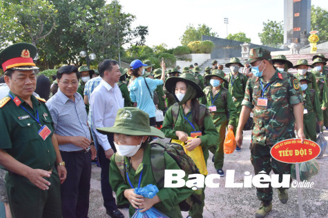 Hơn 150 “chiến sĩ nhí” xuất quân Học kỳ trong quân đội năm 2022