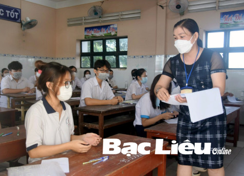 Thí sinh Bạc Liêu chính thức bước vào kỳ thi tốt nghiệp THPT năm 2022