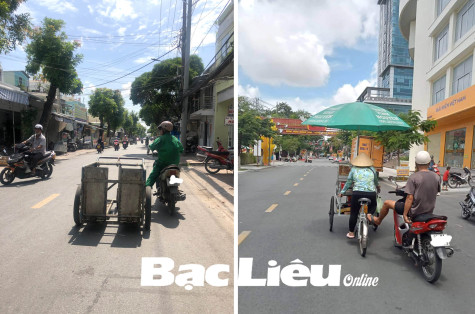 Kéo, đẩy xe, gây mất an toàn giao thông