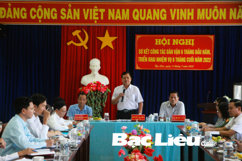 Ban Dân vận Tỉnh ủy: Triển khai nhiệm vụ 6 tháng cuối năm 2022