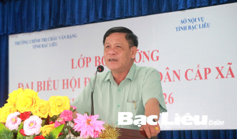 Bồi dưỡng kiến thức, kỹ năng cho hơn 520 đại biểu HĐND cấp xã của TX. Giá Rai và huyện Đông Hải