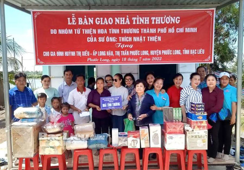 Hội LHPN huyện Phước Long: Bàn giao mái ấm tình thương cho hội viên nghèo