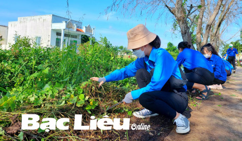 Khởi động Chiến dịch Mùa hè xanh năm 2022 trên địa bàn TP. Bạc Liêu