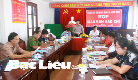 Họp giao ban báo chí 7 tháng của năm 2022