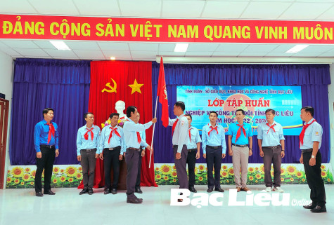 Trang bị kỹ năng, nghiệp vụ cho cán bộ phụ trách công tác Đội