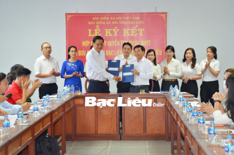 BHXH tỉnh ủy quyền thu BHXH, BHYT cho Bưu điện tỉnh và Viettel Bạc Liêu