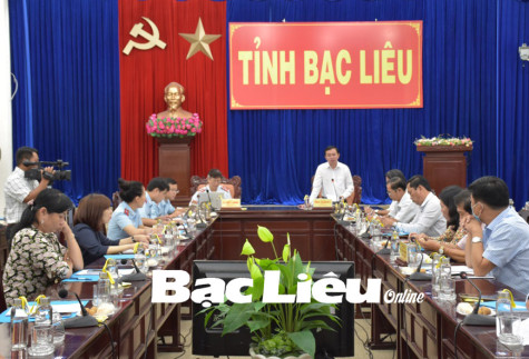Thanh tra Bộ LĐ-TB&XH: Làm việc với tỉnh Bạc Liêu về thực hiện chính sách hỗ trợ người lao động gặp khó khăn do đại dịch COVID-19