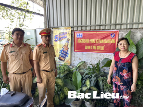Vận động các cơ sở kinh doanh tuyên truyền “Đã uống rượu, bia - không lái xe”