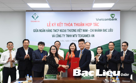 Vietcombank Bạc Liêu và Công ty TNHH MTV Texgamex-VN: Ký kết thỏa thuận hợp tác về cho vay xuất khẩu lao động