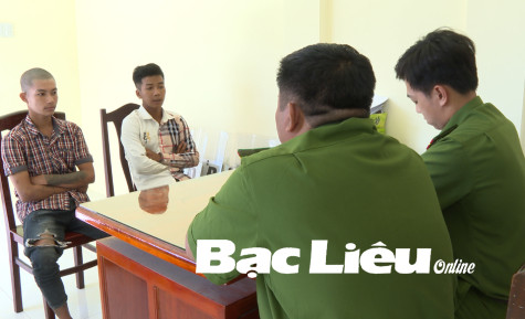 Công an huyện Hòa Bình: Bắt giữ 2 đối tượng trộm cắp xe máy