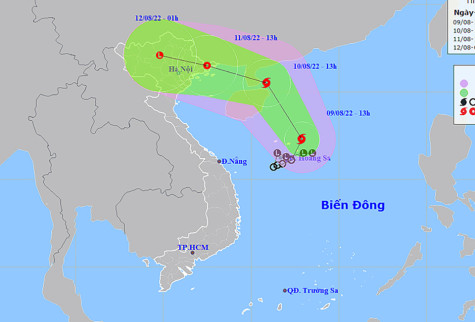 Áp thấp nhiệt đới mạnh lên thành bão số 2, biển động mạnh