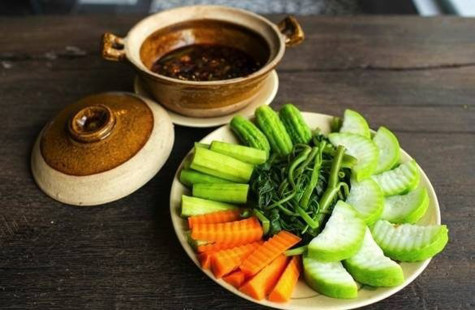 Tương hột kho nước cốt dừa - món chay ngon