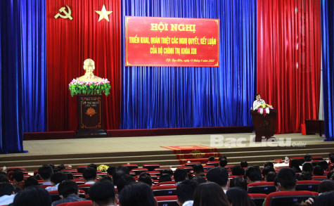 TP. Bạc Liêu: Quán triệt các nghị quyết, kết luận của Bộ Chính trị