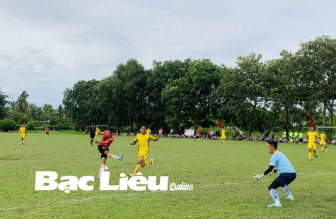 Đại hội TD-TT tỉnh Bạc Liêu lần thứ VI - năm 2022: TP. Bạc Liêu vô địch môn bóng đá nam 11 người