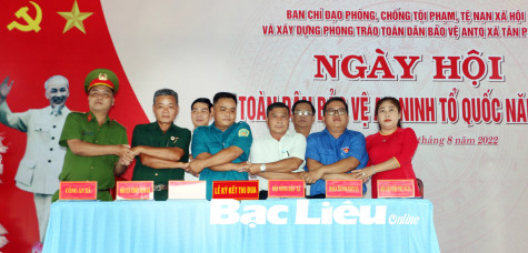 Xã Tân Phong: Điển hình trong phong trào Toàn dân bảo vệ an ninh Tổ quốc