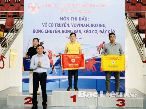 Kết thúc Đại hội TD-TT tỉnh Bạc Liêu lần thứ VI - năm 2022: TP. Bạc Liêu, Trường đại học Bạc Liêu dẫn đầu toàn đoàn